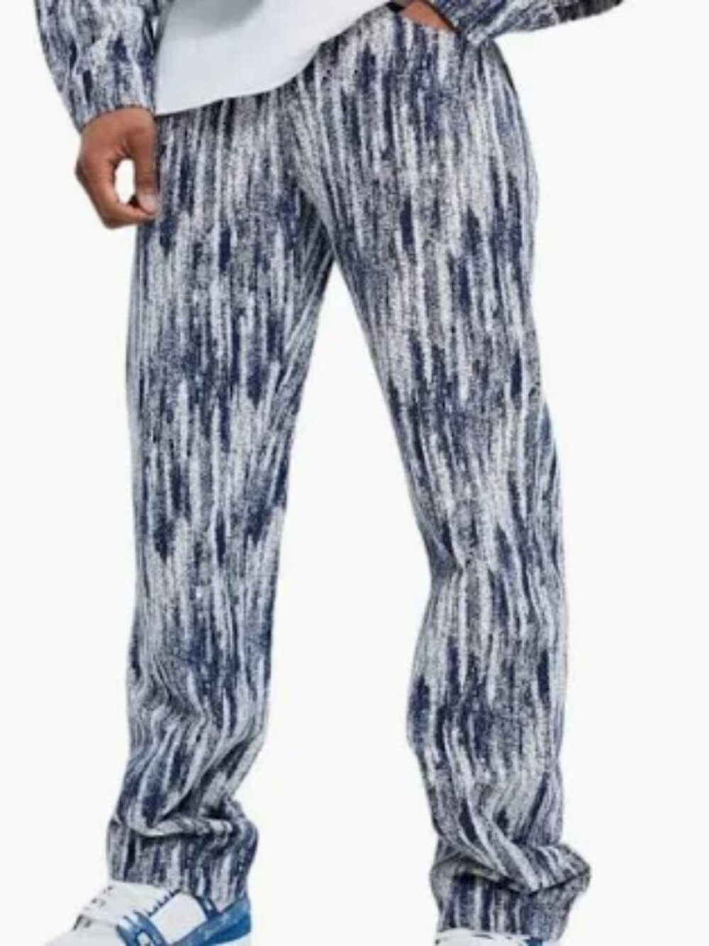 NWT BOOHOO MAN RELAXED RIGID FABRIC JEANS DARK BLUE Size 30